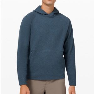NWT Mens Lululemon At Ease Hoodie size S blue/black